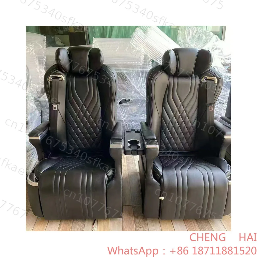 Customized CHENG HAI Alphard Accessories W447 Hiace Van Sprinter v Class Auto Electric Car Leather  Vip Seats view 2