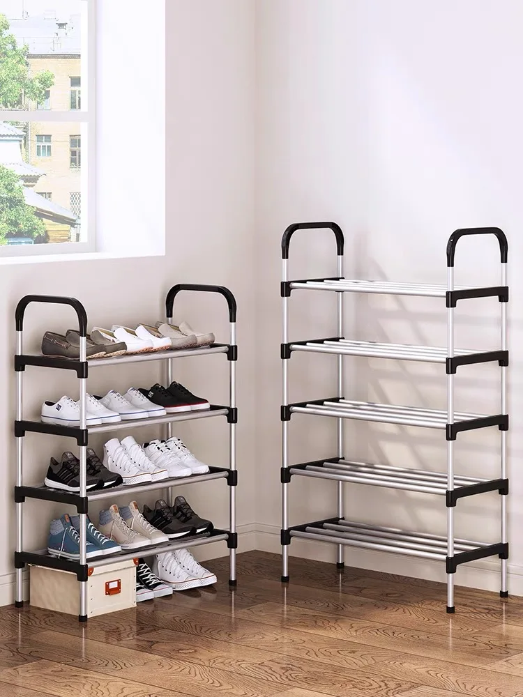 6/7Floor Simple Shoe Rack Multi Layer Dustproof Household Doorstep Shoe Cabinet Storage Space Saving Assembly Of Small Shoe Rack