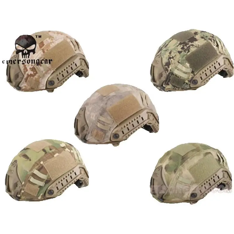 Emersongear For FAST Helmet Cover Camo Headwear Cloth Protective Gear Hiking Cycling Camping Hunting Combat EM8825