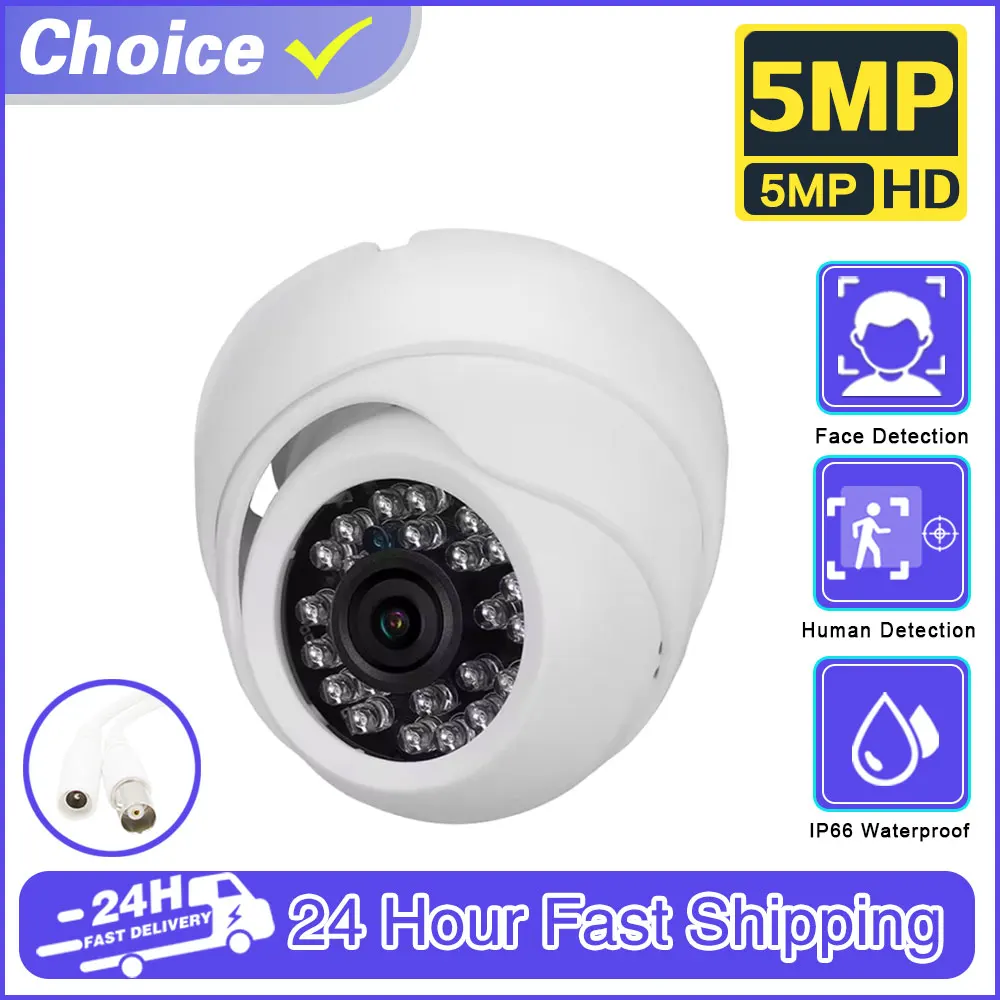 

5MP AHD Camera Video Security Cameras IR-CUT Vision Day & Night Surveillance Indoor Outdoor CCTV Digital Security Surveillance