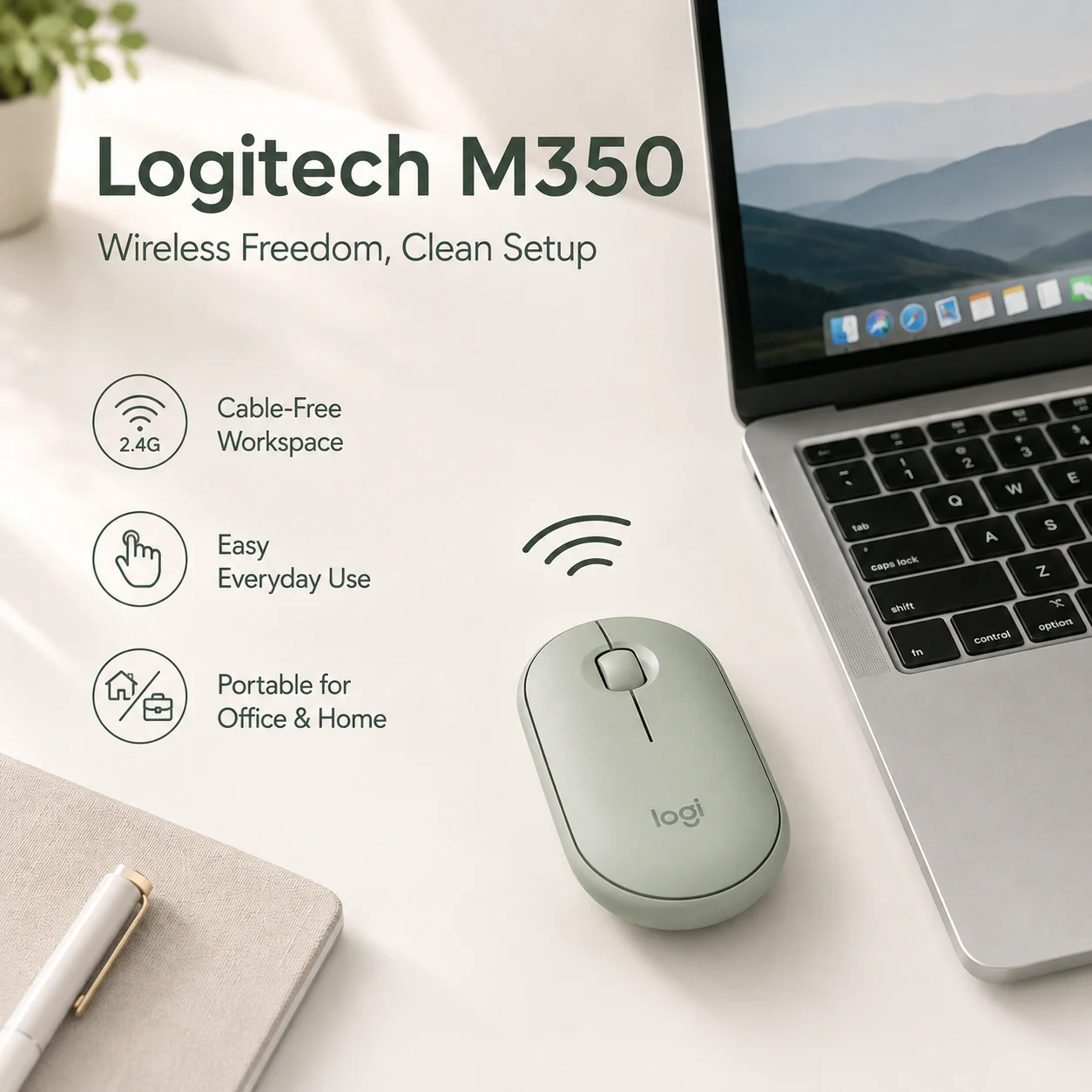 Logitech POP M350 Kawaii Mysz  – Desk Setup Aesthetic recenzja i cena