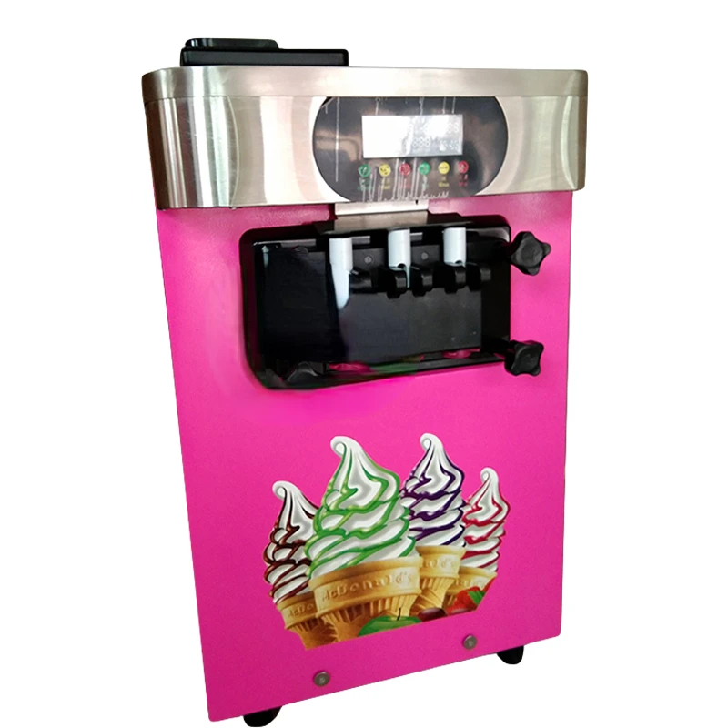 2019 popular High quality 220V table instant ice cream rolls machine ice cream machine soft serve