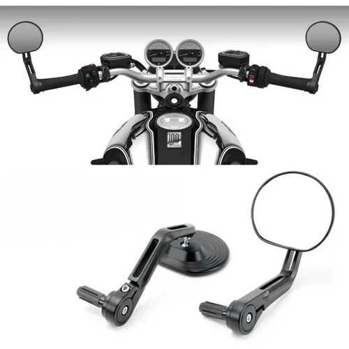 Imagen 2 del producto Espejo retrovisor Universal para motocicleta, espejos retrovisores de aluminio CNC para BMW R NineT RNINET Urban G/S R NINE T Pure RnineT Scrambl