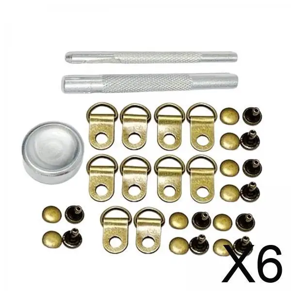 

6x Boot Hooks DIY for Leather Craft Mountaineering Bag Accessories