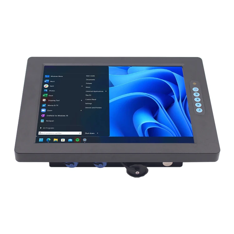 10.4 Inch Waterproof Touch Screen Display IPS LCD Screen Touch Monitor IP67 M12 Waterproof Connectors Marine Monitor