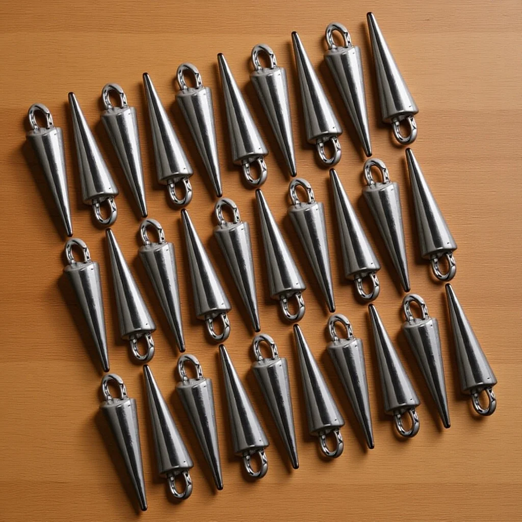 30Pcs Zinc Alloy Cone Charms Pendants for DIY Jewelry Making Gothic Punk Style Accessories Necklace