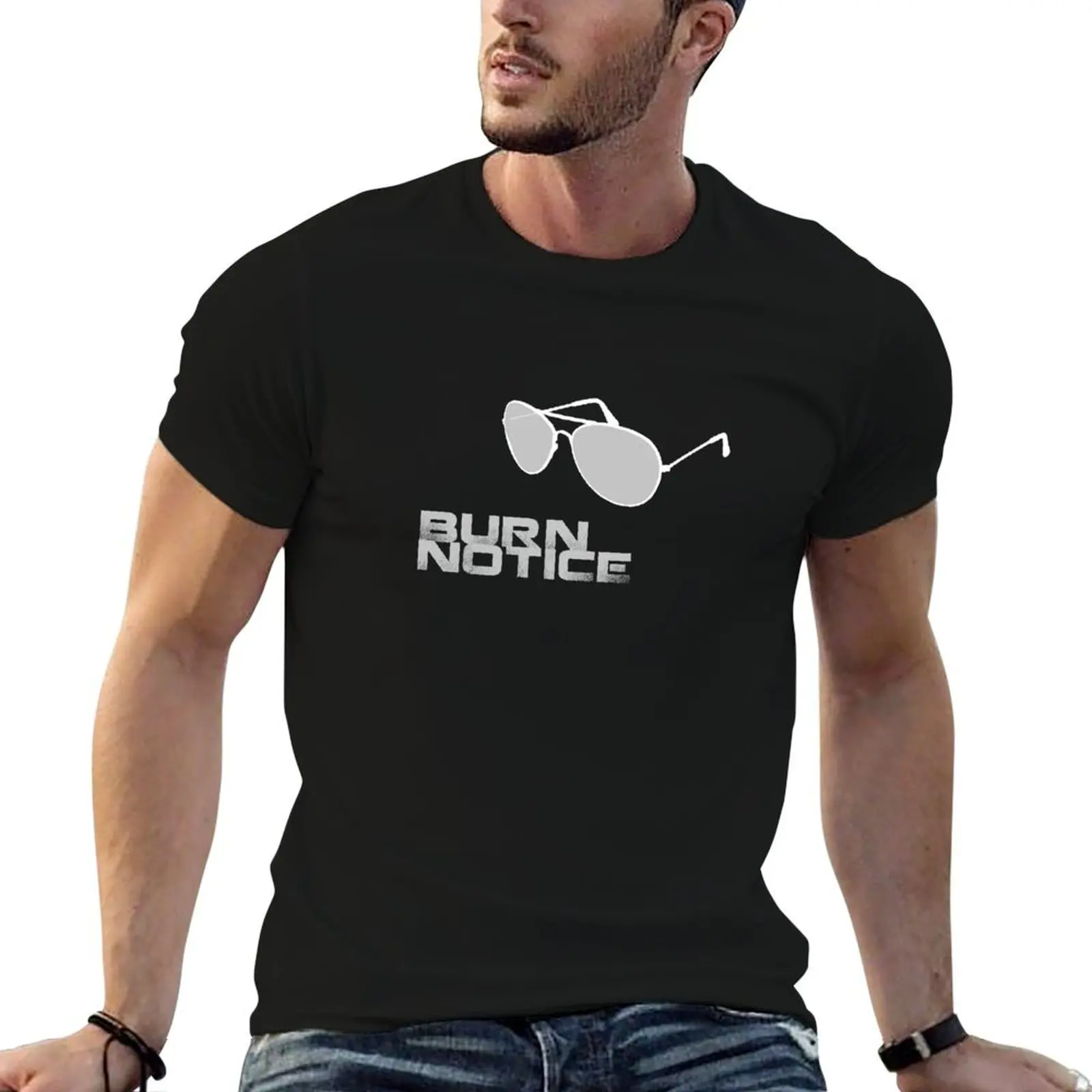 Burn Notice T-Shirt Summer Holiday Casual Tee