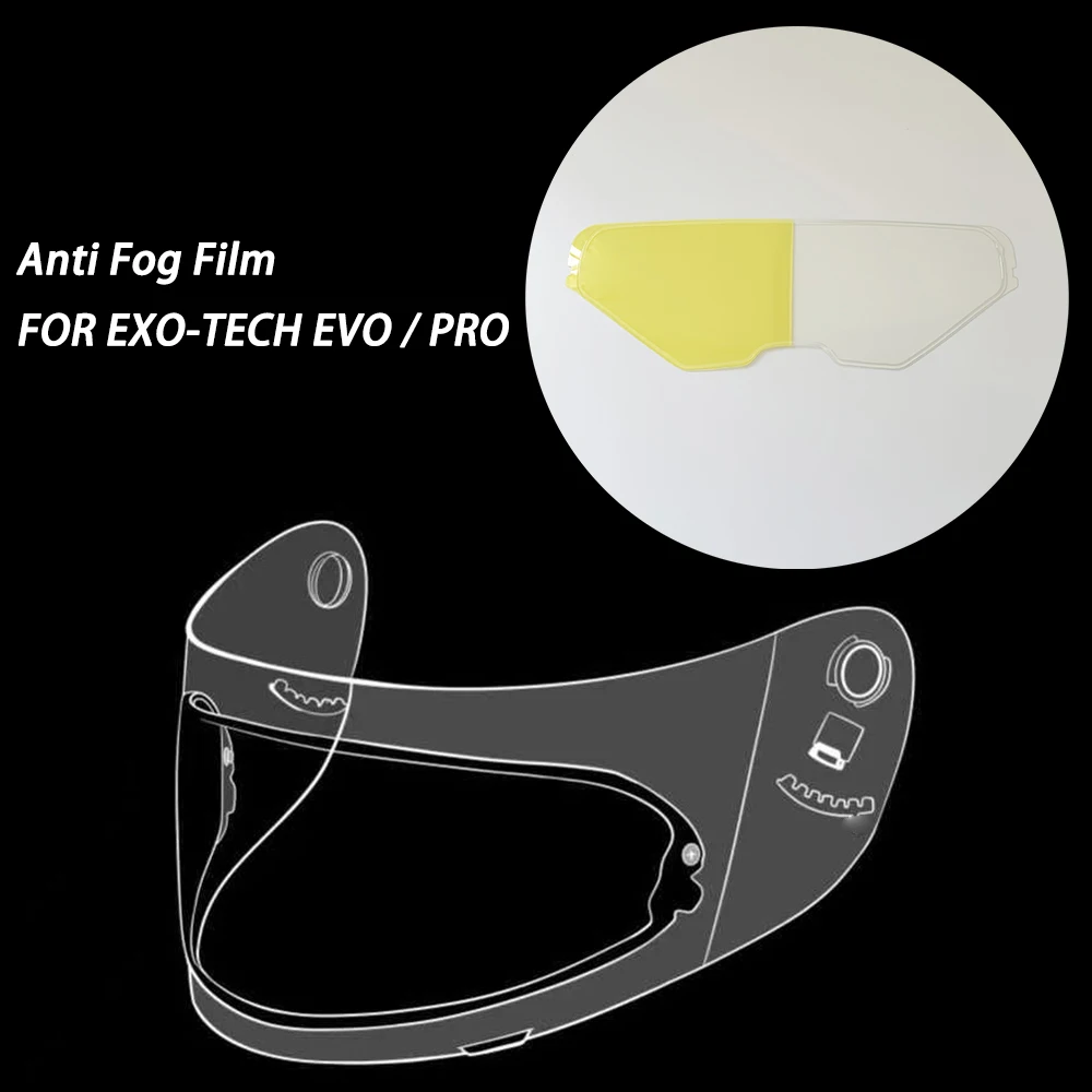 Helmet Face Shield Anti Fog Motorcycle Protected Helmet Accessories Fit for Scorpion EXO-TECH EVO PRO Visor Shield Anti Fog Film