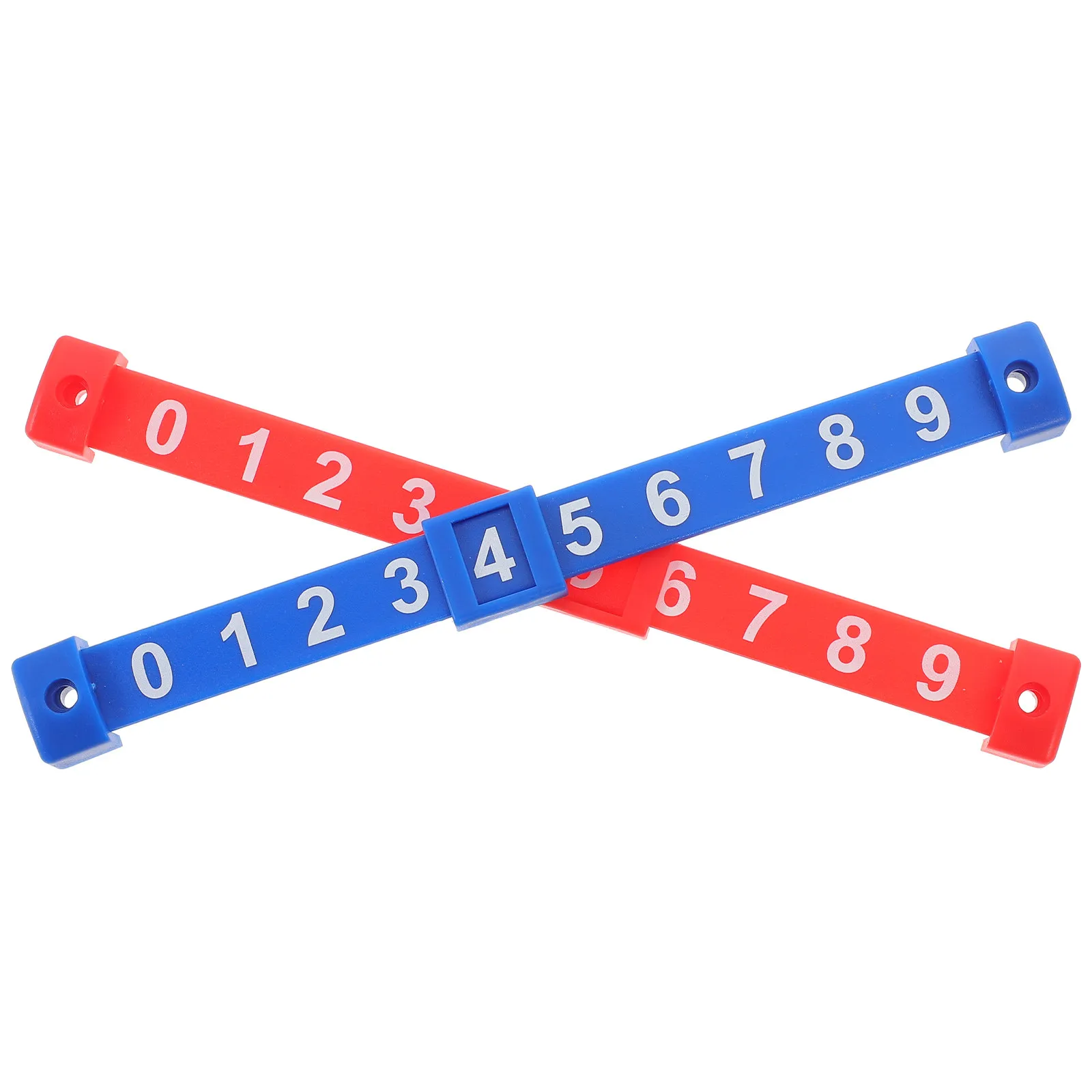 

2Pcs Table Foosball Score Counters Sturdy PP Material Multi-Use Scorekeeping Bars Portable Table Football Game Supplies