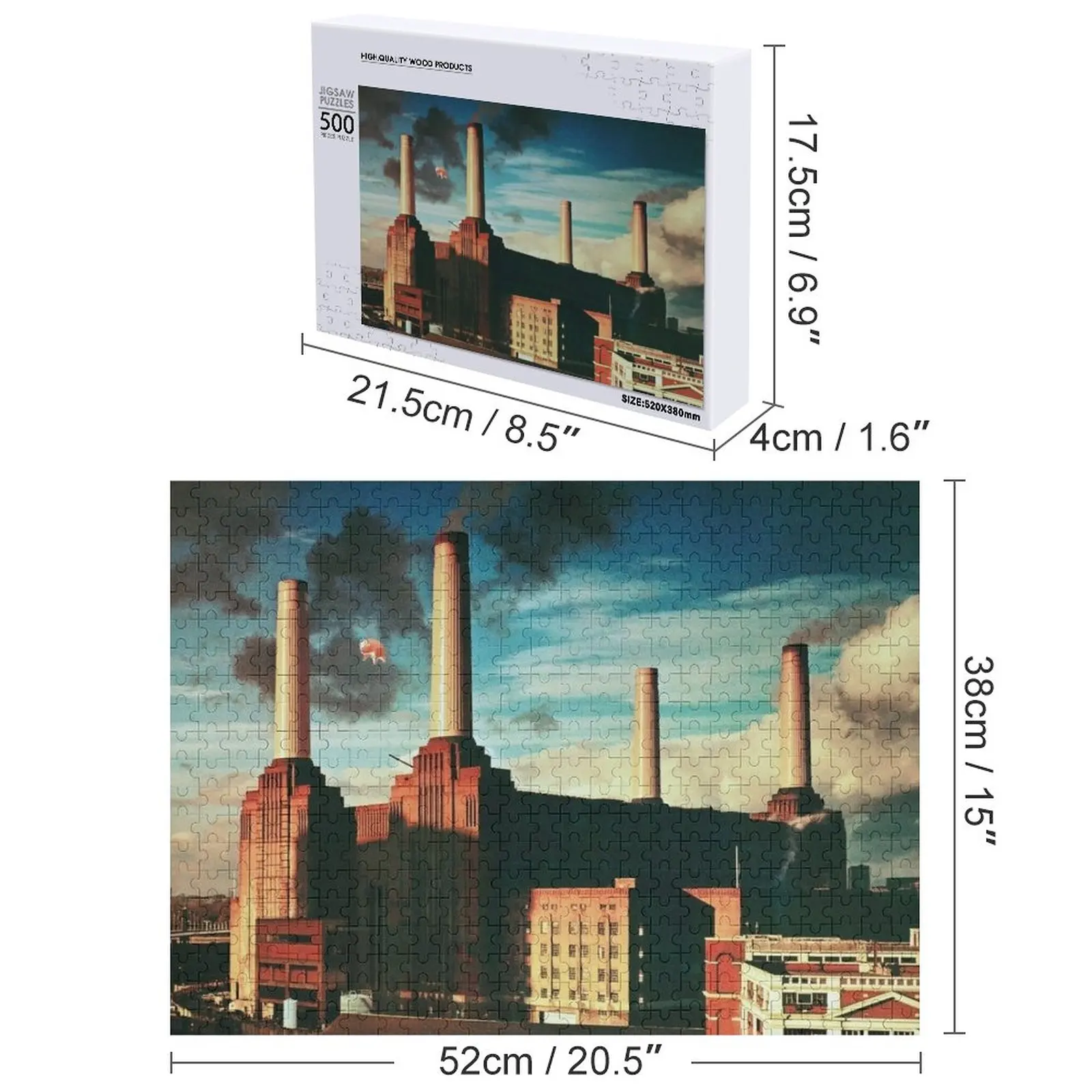 أحجية الصور المقطوعة من مصنع طائر الخنزير تخصيص الجمارك مع لغز الصور