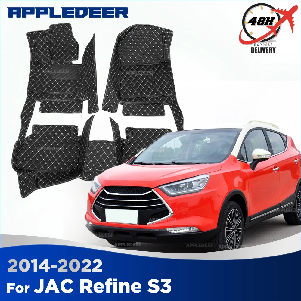 

Car Floor Mats For JAC Refine JS3 SEi3 2014-2022 2021 2020 2019 2018 Custom Auto Foot Pads Carpet Cover Interior Accessories