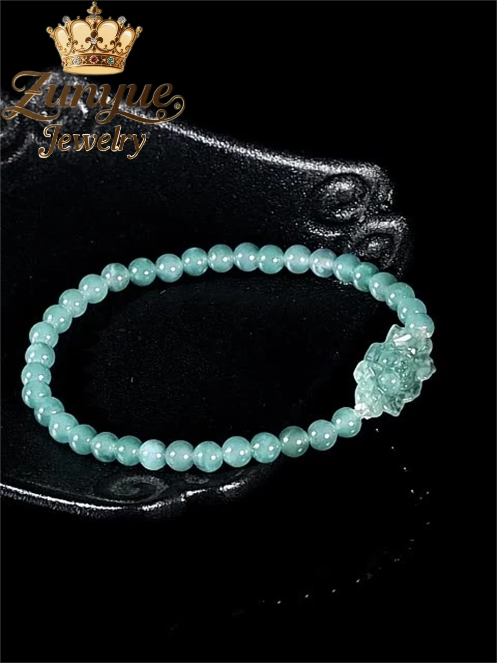 

Натуральный нефрит А-класса, синий водный лотос, круглый браслет из бисера, ледяной тип, жадеит, пара мужских и женских браслетов, роскошные ювелирные изделия