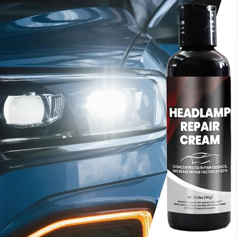 

Headlight Polish Cream 150g Headlight Restoration Polish Cream Car Headlight Cleaner Lens Polisher Headlight Renewal Polish