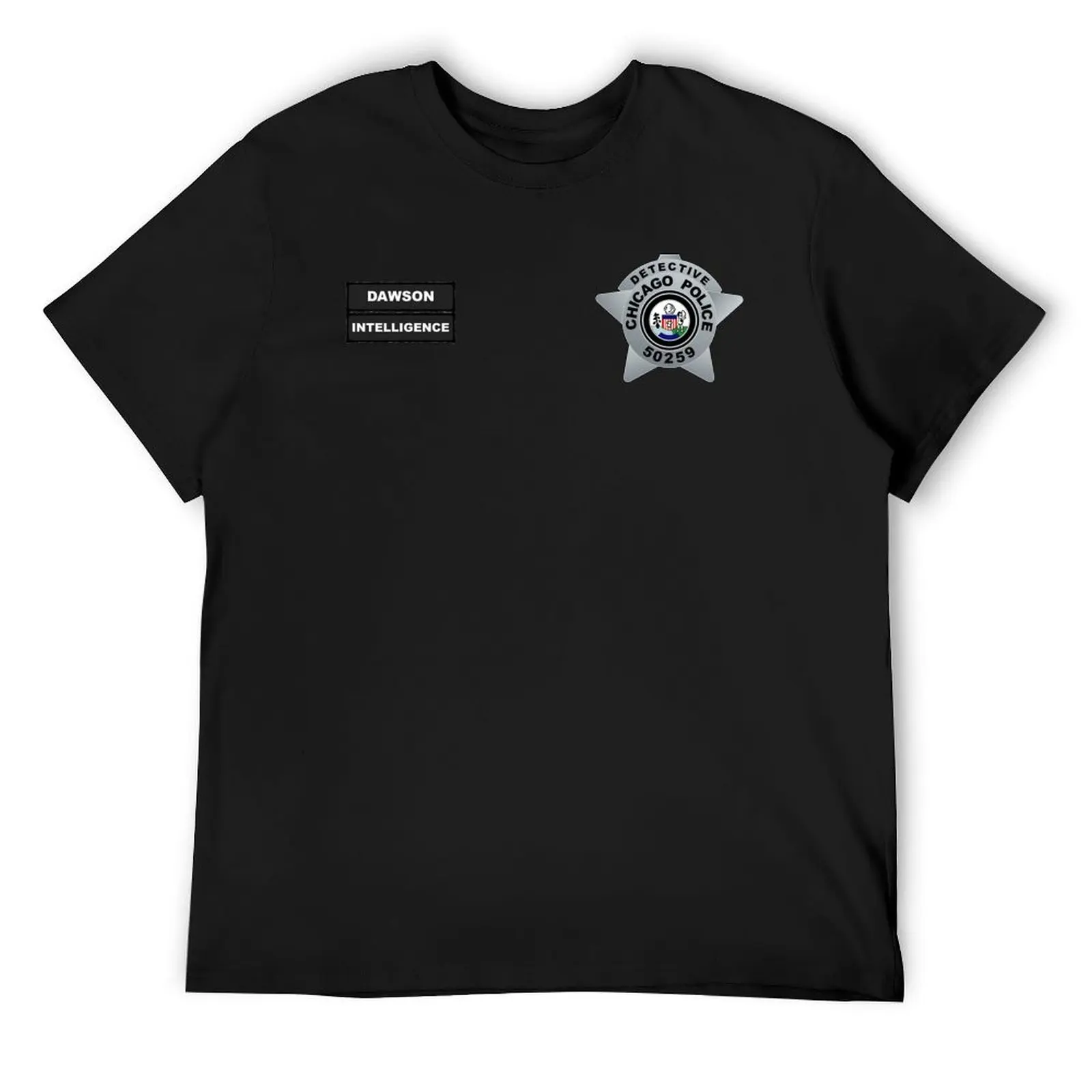 

CHICAGO P.D - ДЕТЕКТИВНАЯ АНТОНИО DAWSON - INTELLIGENCE BADGE VEST Футболка винтажная рубашка в стиле аниме мужские футболки с рисунком аниме