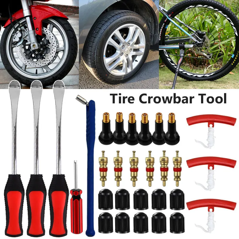 

Moto Car Bike Professional Tire Repair Tool Tire Changing Levers Multif Auto Spoon Tire Kit Changing Lever Tool Rim Protector