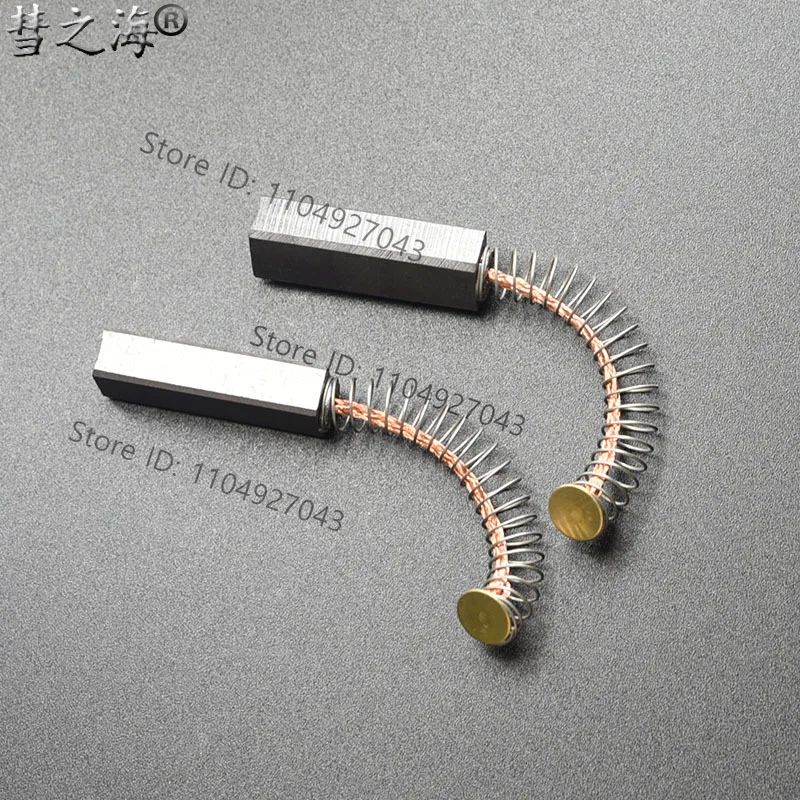 10PC low copper DC motor spring carbon brush 7 * 11 * 30 universal wear resistance, various specifications can be customized