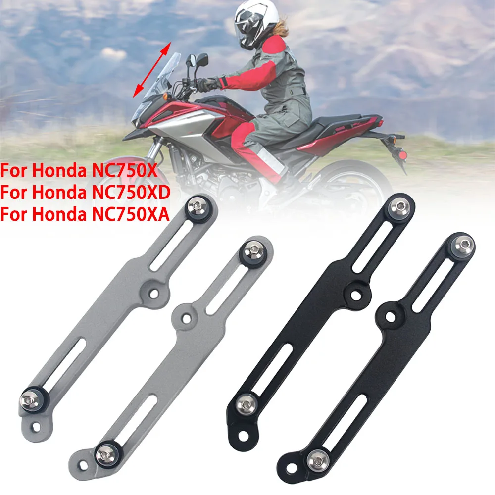 

Motorcycle Windscreen Adjusters Aluminum Windshield Bracket For HONDA NC750X NC 750X 2016 2017 2018 2019 2020 Accessories