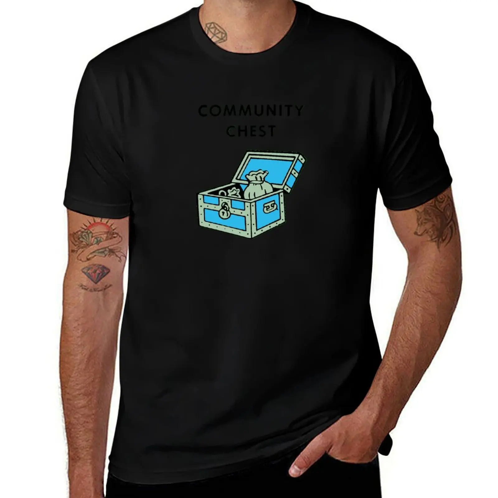 

Community Chest T-Shirt t shirt man plain t shirts for man cotton soft man t shirts for men casual T-shirt