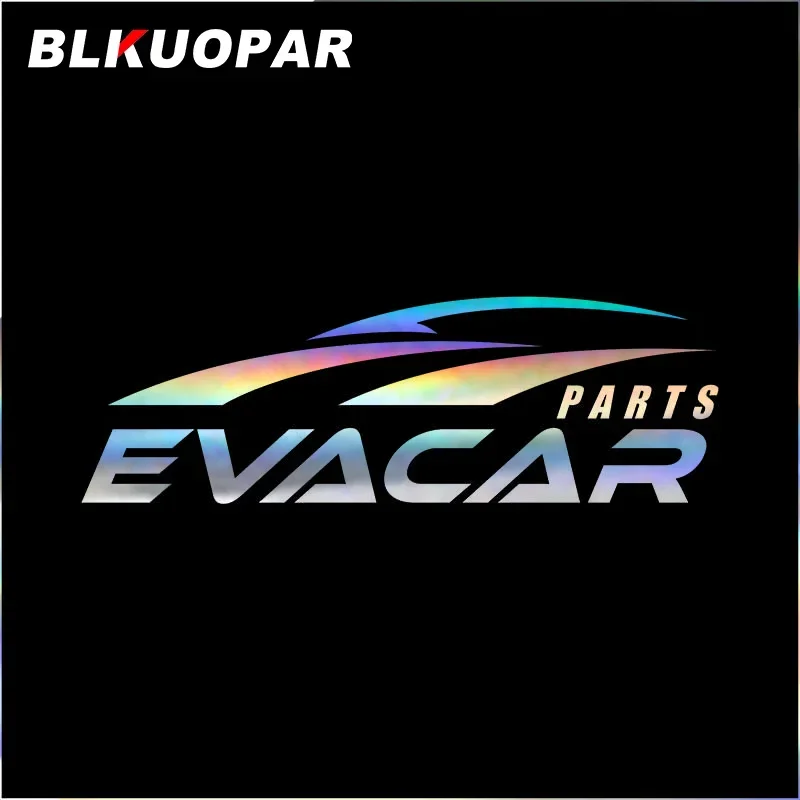 

BLKUOPAR Ebacar Logo Silhouette Car Stickers Simple Laser Die Cut Car Accessories Waterproof Vinyl Decals Occlusion Scratch