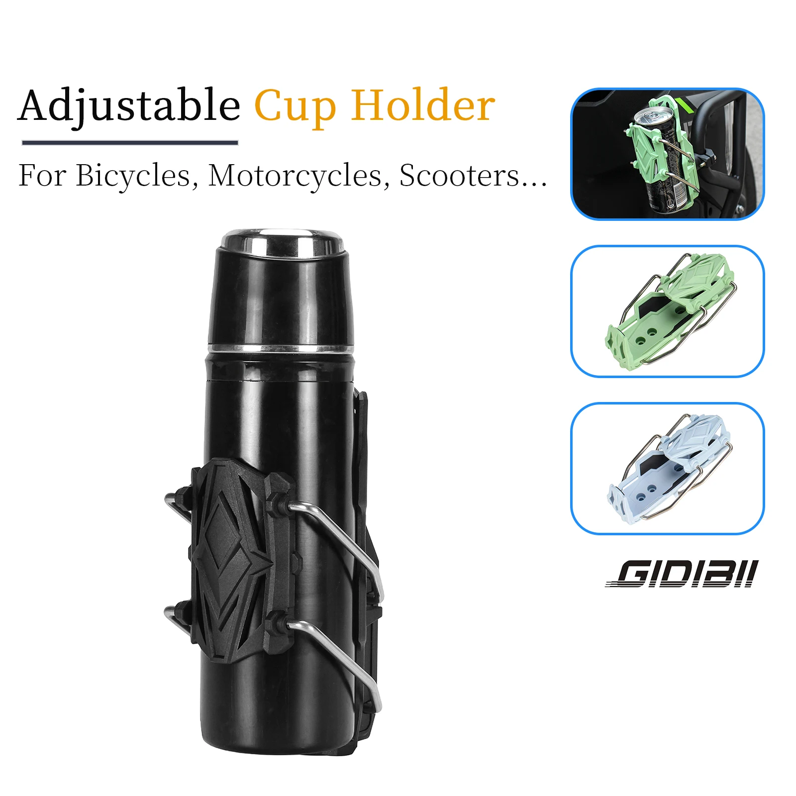 

1 PC Universal Motorbike Drink Holder Bike Water Cup Bottle Holder Handlebar Bottle Holder Plastic Water Bottle Cage Accessories