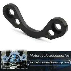 For Harley Bobber Chopper cafe racer Motorcycle Springer Handlebar Tree Adapter Top Clamp 3.5 to 4.75 Riser