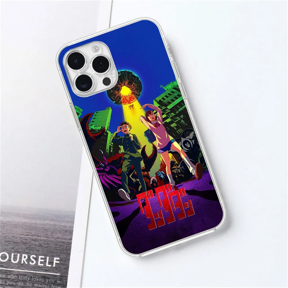 BiliBili Cartoon DAN DA DAN For Samsung Galaxy S23 S22 Ultra Plus Note 20 Ultra10 Plus A71 70 A52 Transparent Phone Case