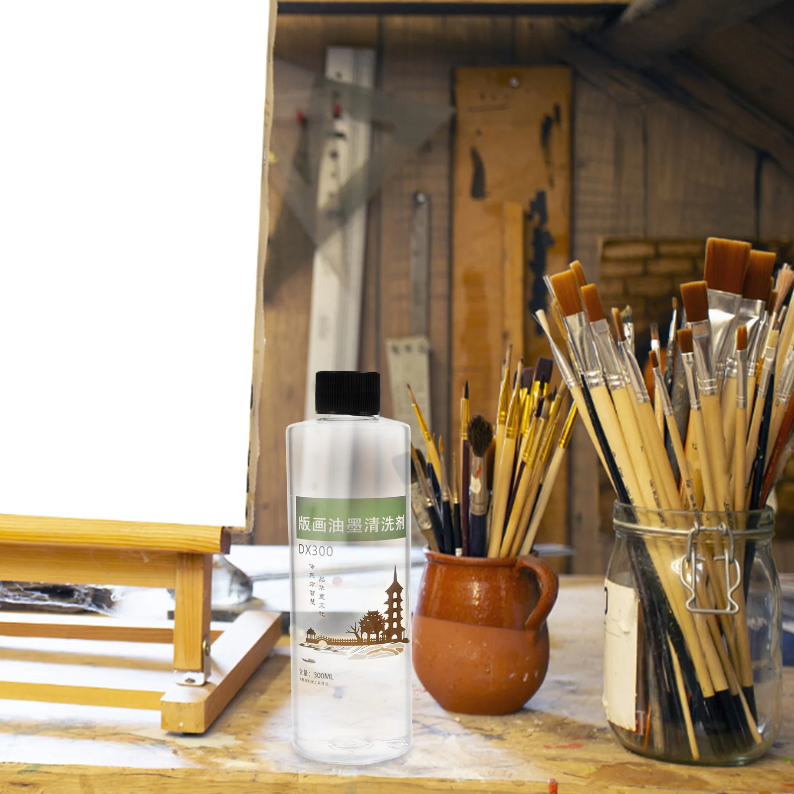 

Household Ink Cleaning Agent Multi-Use Portable Paint Cleaning Accessory Fast-Acting Pigment Cleaner for Oil-Based Paint Removal