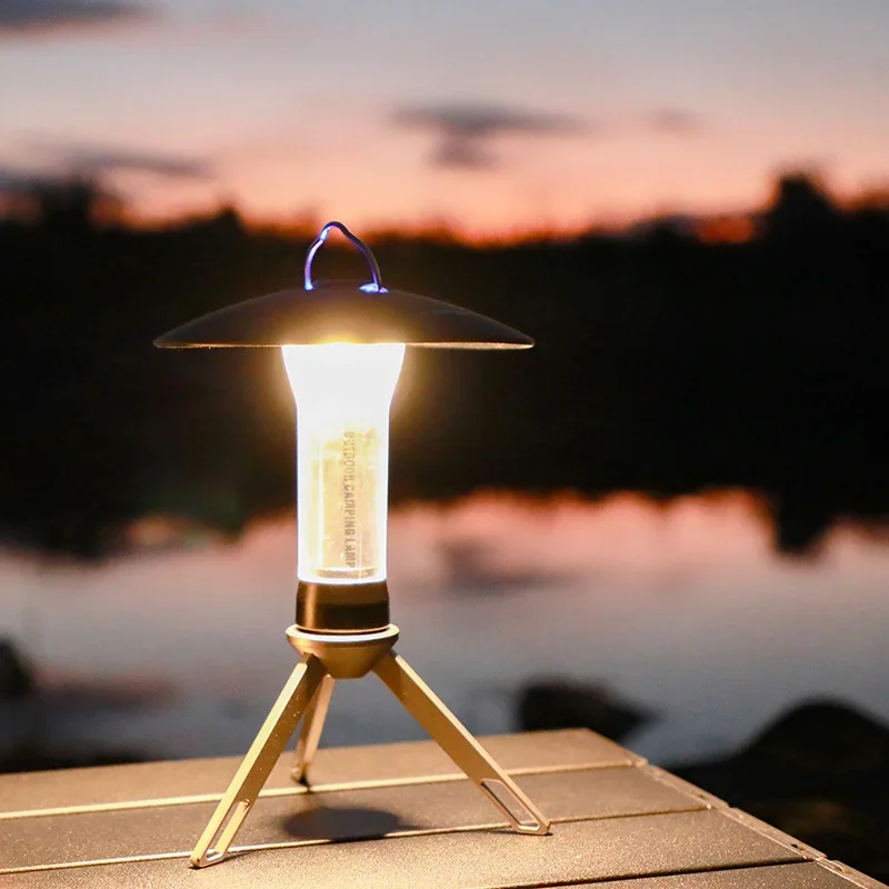 Outdoor Lighthouse Camping Light Camping LED Multifunctional Camping Atmosphere Light Tent Light Outdoor Emergency Flashlight