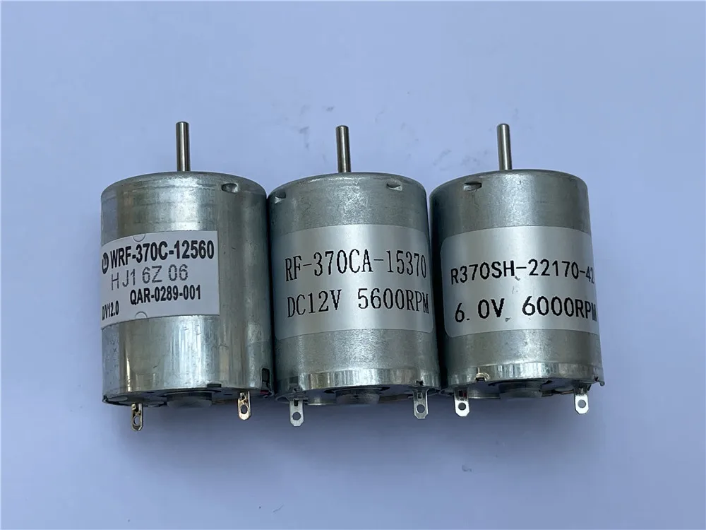 DC mico motor RF-370CA12560/RF-370CA15370/RF-370CA22 6V-12V metal brush motor 3700RPM/5600RPM/6600RPM FOR DIY