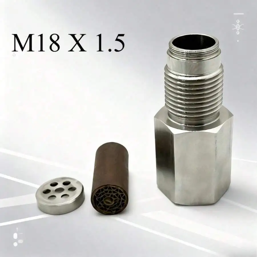 4pcs - Suitable For M18*1.5 Oxygen Universal Expansion Closed-Loop Tee Automotive Connector, Auto Parts, Vehicle Connector,