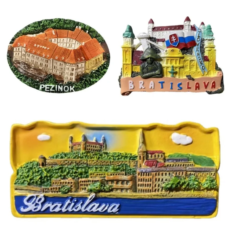 

Slovakia Fridge Stickers Travelling Souvenirs Bratislava Fridge Magnets Home Decor Wedding Gifts Message Board Magnetic Stickers