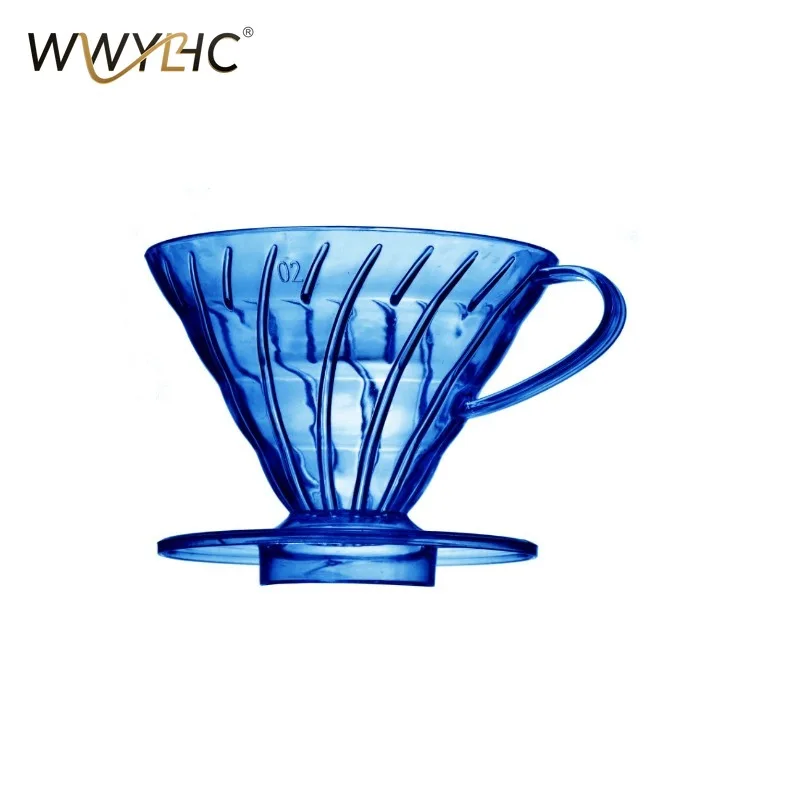 Suitable for Resin Coffee Filter Pot, Household Hand-brewed Glass Drip Filter Pot, Matched with Plastic Filter Cup Coffee Cup