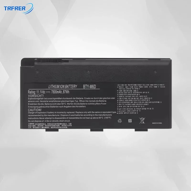 

BTY-M6D laptop battery 7800mAh for MSI GT60 GT70 gx780r gx680 gx780 gt780r gt660r gt663r gx660 gt680r gt783r