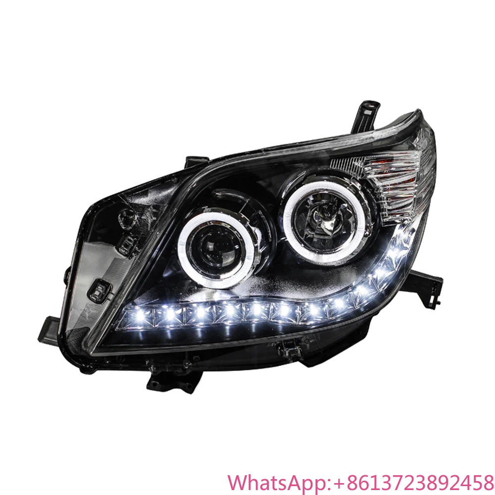 

For Car Front Lamp Assembly for Toyota Prado 2010-2013 Hot Sale LED Auto Headlight Upgrade Angel Eyes Projector Lens Accessories