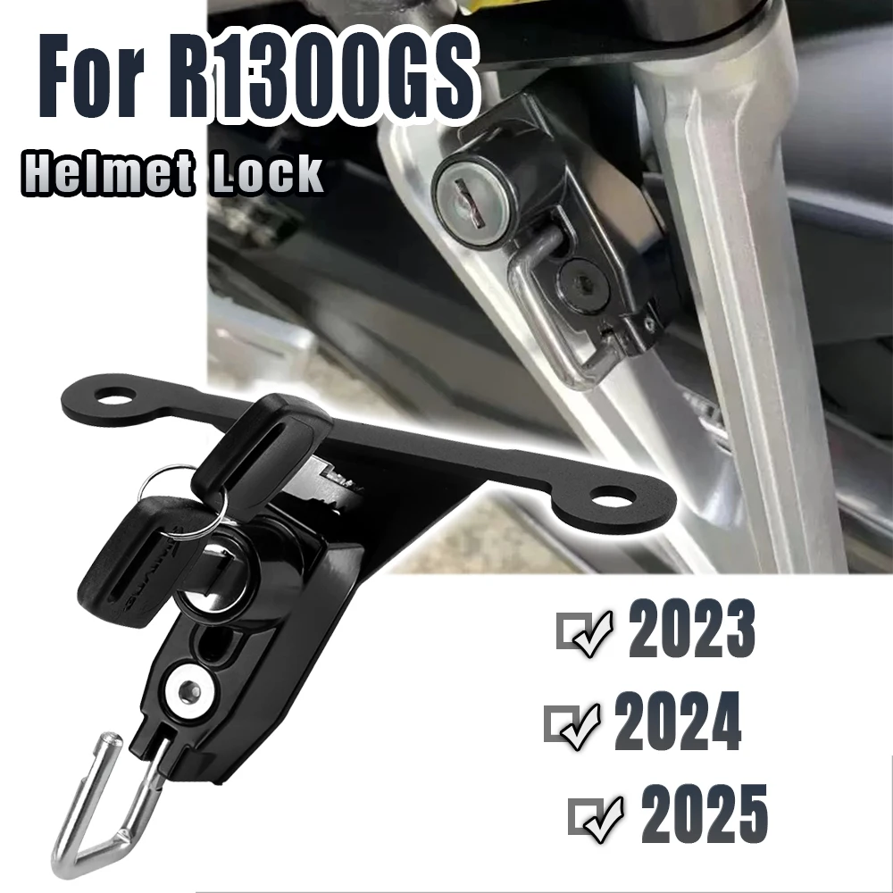 For BMW R1300GS r1300gs R1300 GS r1300 gs Helmet Lock Kit MotorcycleHelmets Security Anti-Theft Lock Rust-Proof Aluminum Alloy