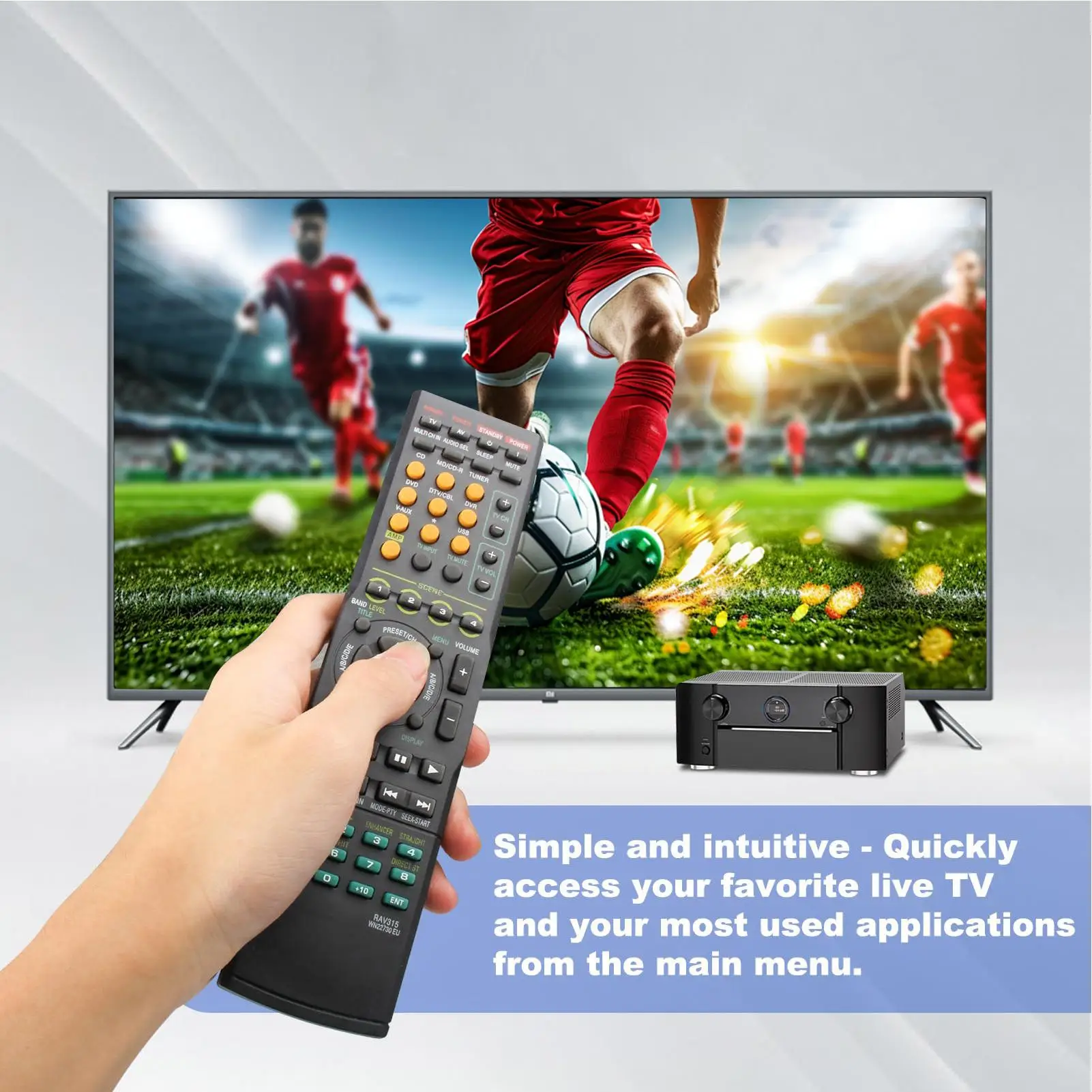 لياماها AV استقبال الصوت المنزلي HTR-6025 HTR-6030 تحكم عن بعد استبدال ل Av استقبال الصوت المنزلي Av استقبال عن بعد