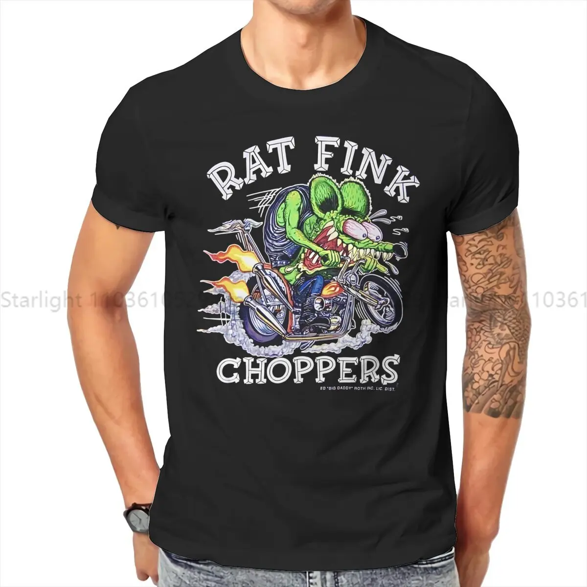 TShirt Rat Fink Classic T Shirt Leisure Men Clothes Printing