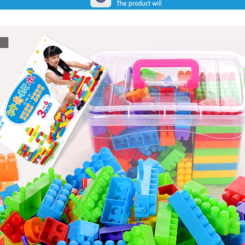 Baby Rubber Big Size Particle Bricks Toys DIY Building Blocks Big Brick Early Educational Large Soft Bricks Toy Bath For Toddler