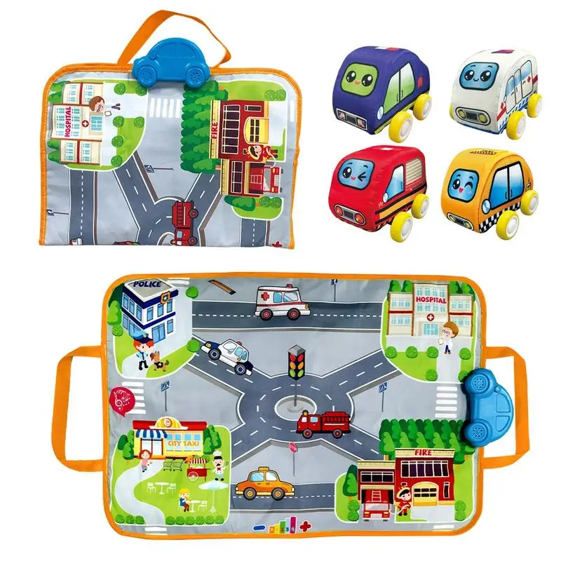 Kids Carpet Classroom Rug Musical Early Learning Traffic Carpet Battery Powered Road Rug KidsRugs Play Carpet Hand-Eye