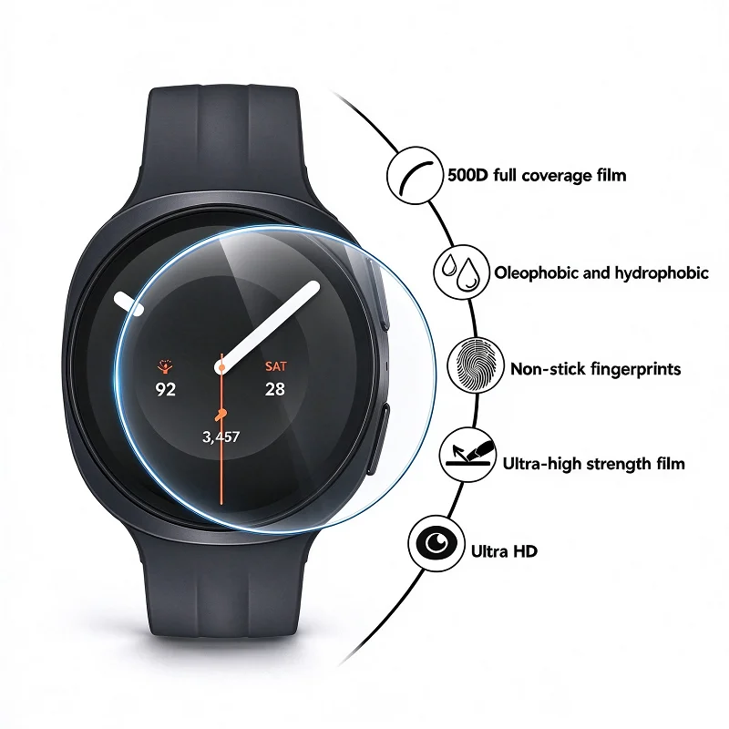 Tempered Glass For Samsung Galaxy Watch 9 40MM 44MM Ultra 2 Screen Protector For Watch 7 8 Classic 46MM 40MM 44MM Glass Film
