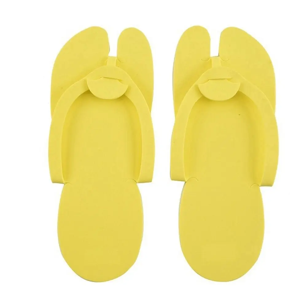 Lightweight Disposable EVA Flip Flops Pool Outdoor Single Use Pedicure Sandals Bathroom Flat Sole Pedicure Thong Sandals