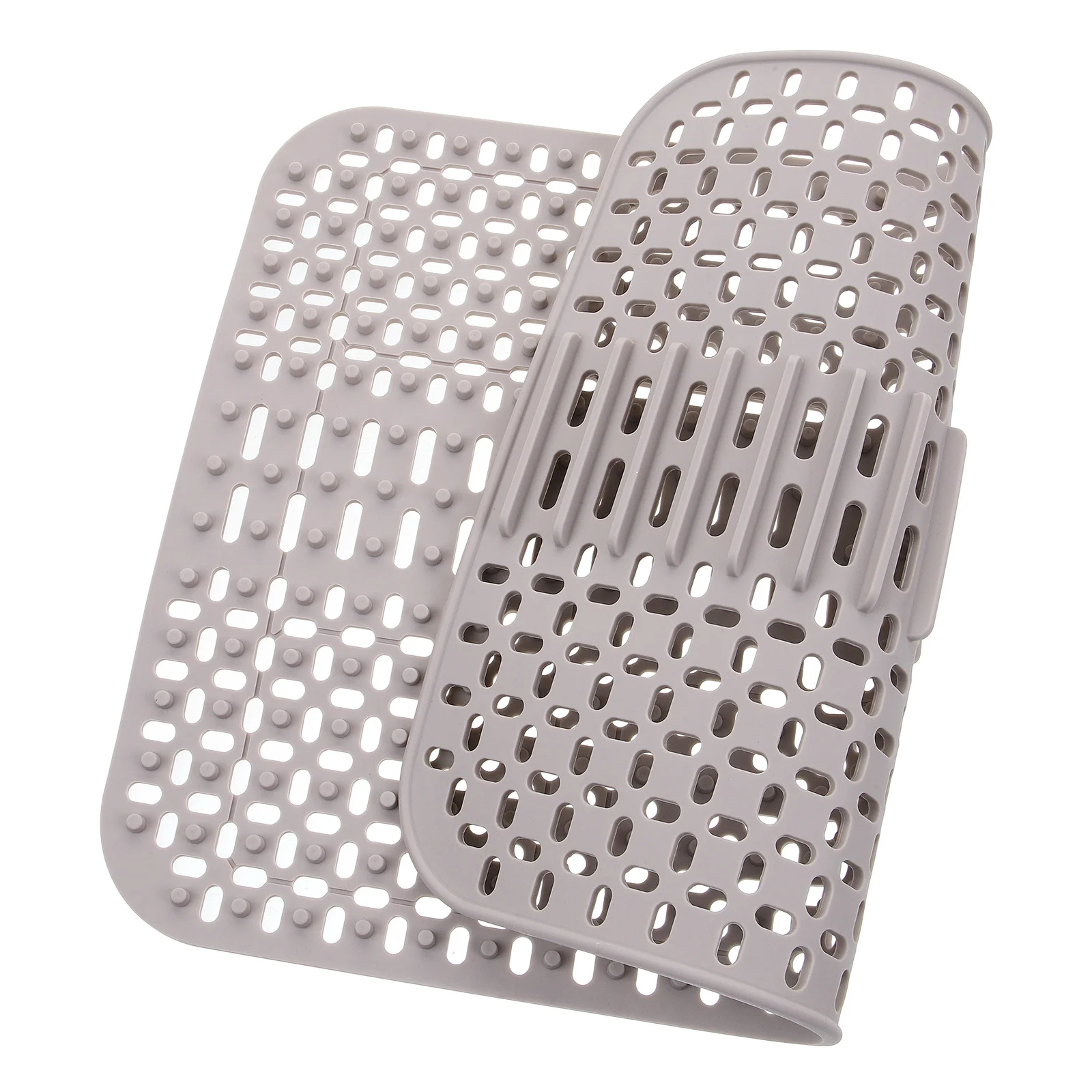 

Silicone Dish Drying Sink Protector Pad Square Draining Wear Resistant Non Slip Soft Cushion Easy Clean Drying Mat For Kitchen