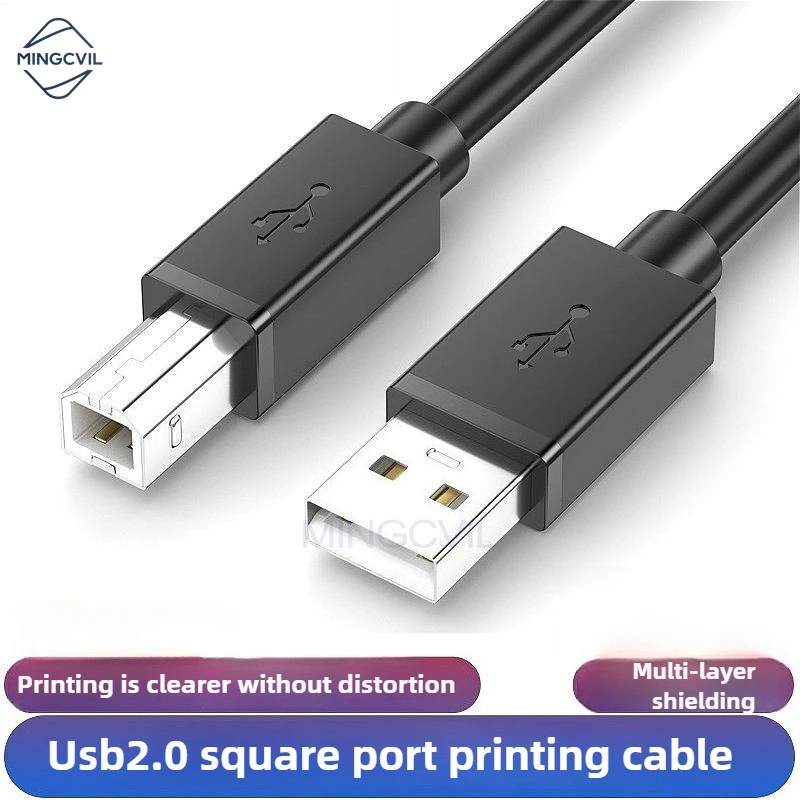 

MINGCVIL USB High Speed 2.0 A To B Male Printer cable For Samsung Hp Epson Printer Cord usb printer cable