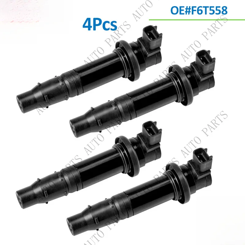 A+ Set mit 4 Zündspulen, passend für Yamaha MT-07 R6 RJ15 Bj YZF R1FZ8 F6T558, neu, US-Modell