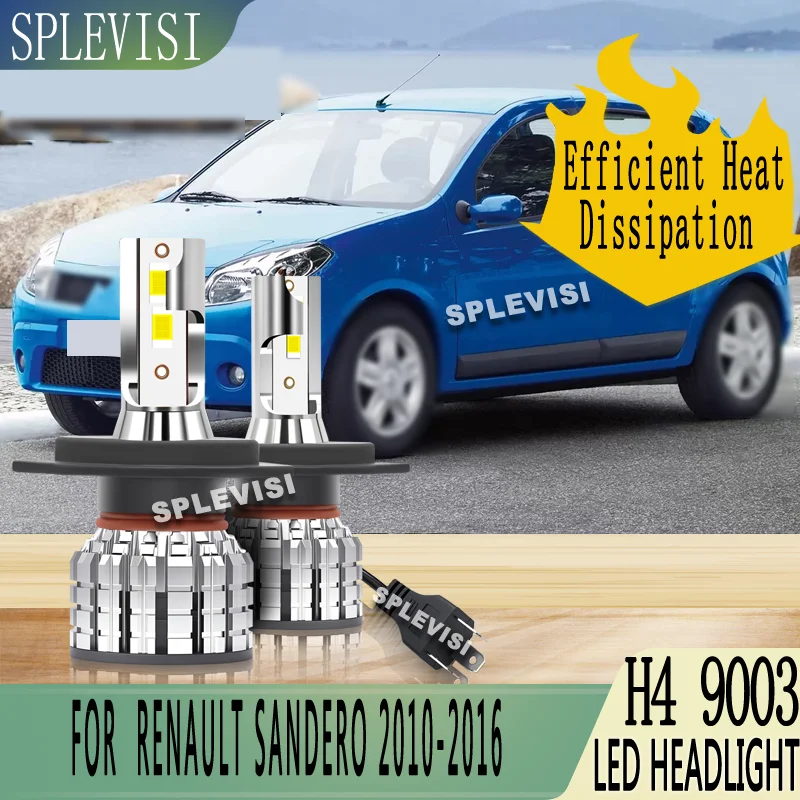 

Reliable Night Driving Safety 240W/Pair 6000k Car Headlight Bulbs LED FOR Renault Sandero 2010 2011 2012 2013 2014 2015 2016