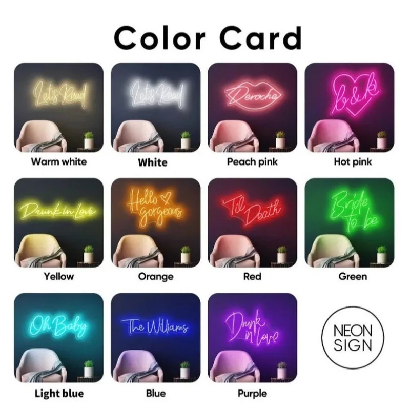 Custom Neon Sign Led Name Gift for Kids Custom Logo LED Neon Light Sign Teenage Gifts for Wall Decor Bedroom Wedding Decor Party