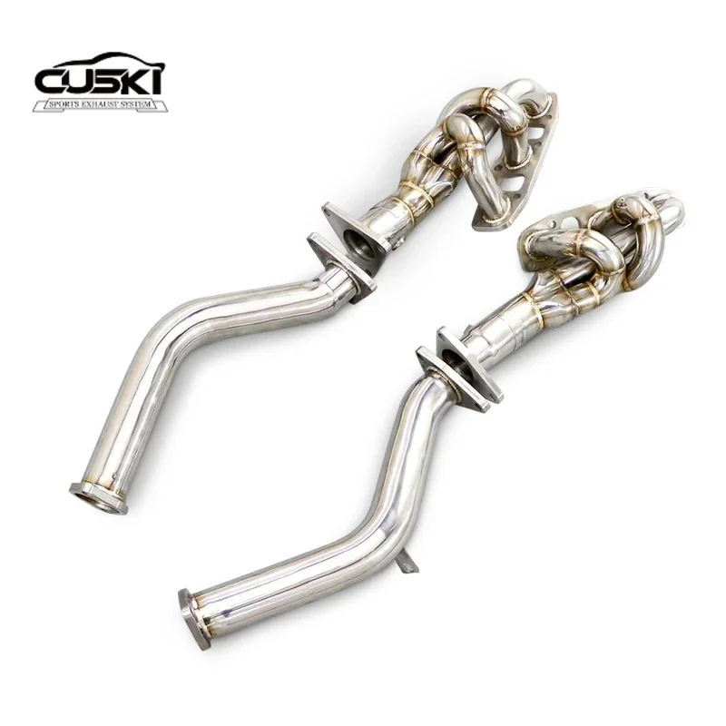 Racing exhaust manifold header Suitable for Infiniti G25 G37 2.5L 3.7l 2010-2018 's Polishing stainless steel Automotive exhaust