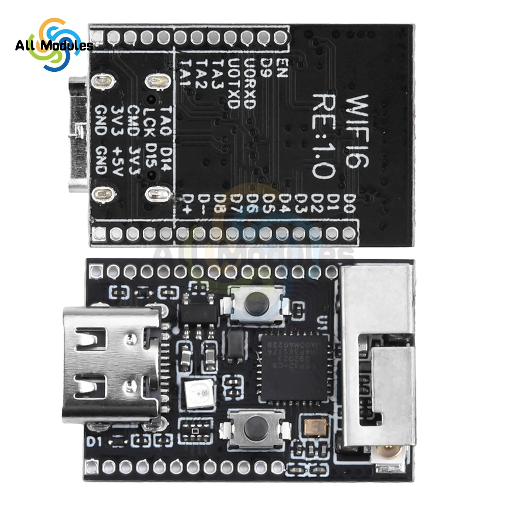 ESP32-C6 Development Board WiFi+Bluetooth Module Single Core Processor Type-C Interface Low Power RISC-V 32bit ESP32 WiFi Module