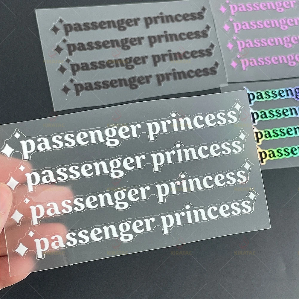 1 Set Princess Cartoon Car Stickers Waterproof Vinyl Decals for Rearview Mirror Door Handle Body Helmet Scooter