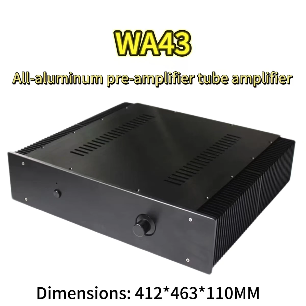 

WA43 all-aluminum pre-amplifier, Class A, tube amplifier, high-quality power amplifier chassis shell